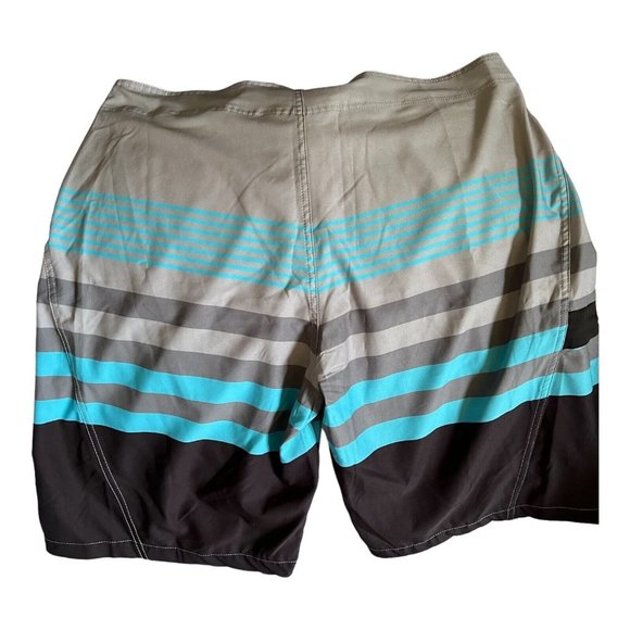 Men's UV Skins Board Shorts Swim Trunks Size 40 Blue Gray UPF 50+ Protection - Picture 2 of 3